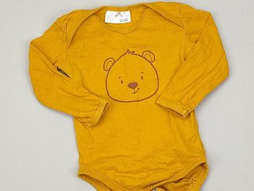 żółte body niemowlęce: Body, 9-12 m, 
stan - Dobry