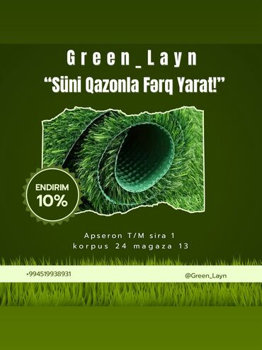 Kovrolin: Süni qazon, kovralit, dekor – Green_Layn ilə keyfiyyətli işin ünvanı! — 4