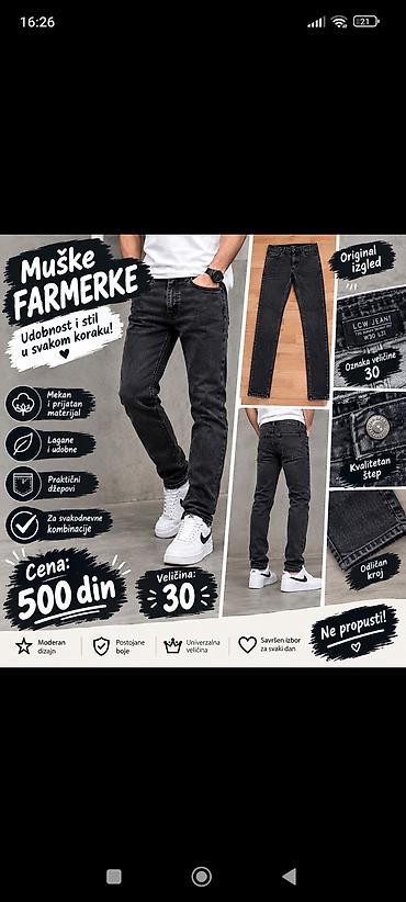 new yorker vrbas: Muške farmerke – LCW Jeans, model Super Skinny Fit - Boja — 1