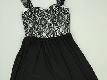 sukienki czarna na ramiączkach: Sukienka, XS, Asos, stan - Bardzo dobry