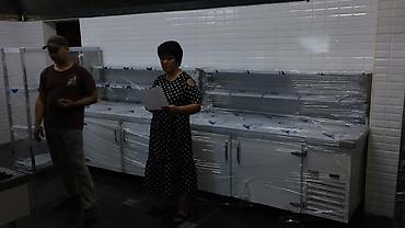 малый бизнес: Оборудование для кафе новое, мойки, столы, стеллажи из нержавейки — 6