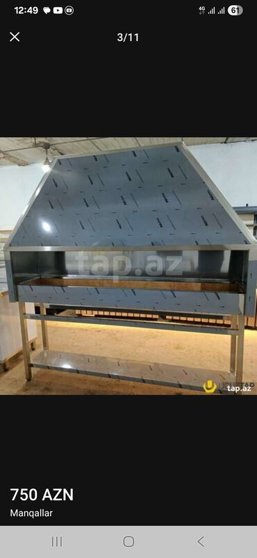 Nerjaveykalar: Paslanmayan poladdan peşəkar mətbəx avadanlıqları komplekti - İş — 11