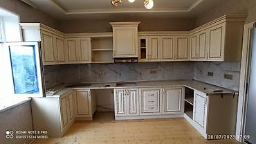 Sifarişlə mətbəx mebeli: Sifarişlə mətbəx dəsti, Özü çəkən petlələr, Mat laminat, Kredit yoxdur, Pulsuz çatdırılma, Rayonlara çatdırılma — 23