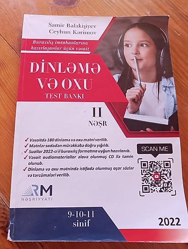 metn testleri: Məhsul: “Dinləmə və Oxu – Test Bankı” (II nəşr) Nəşriyyat: RM — 2