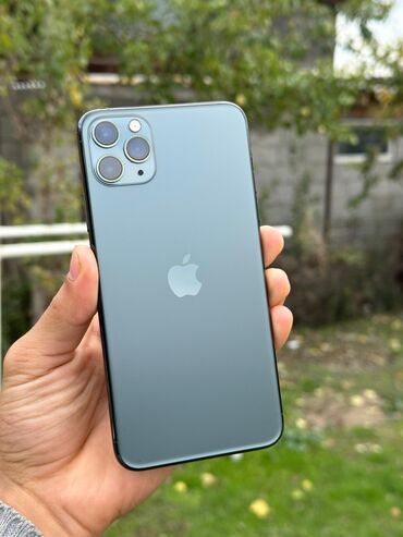 Apple iPhone: IPhone 11 Pro Max, Б/у, 256 ГБ, Graphite, Зарядное устройство, Защитное стекло, Чехол, 80 %