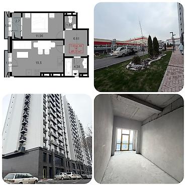 Продажа квартир: 2 комнаты, 50 м², Элитка, 16 этаж, Готовая ПСО (под самоотделку) — 1