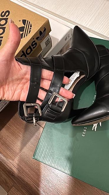 ysl tufli: ZARA Trafaluc qadın ayaqqabısı – qara rəngdə, incə burunlu və nazik — 3