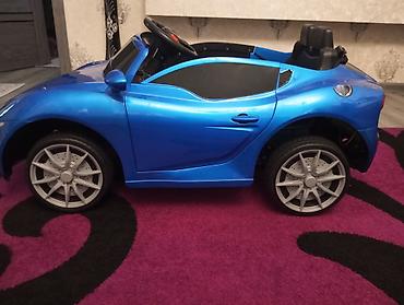 ana bala dest: Uşaq elektrik maşını – mavi rəngli sport kabriolet (model ABM-5166) - — 3
