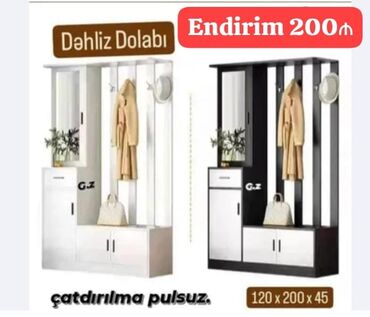 *Dəhliz Dolabı ✔️Endirim 200Azn* ✔️İstehsal Rusiya Laminat 18/lik