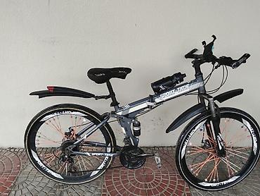 Dağ velosipedləri: Sport-Time dağ velosipedi - Qatlanan alüminium tipli gövdə - Ön — 13