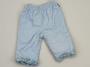 spodenki krótkie materiałowe: Niemowlęce spodnie materiałowe, 6-9 m, 68-74 cm, stan - Dobry