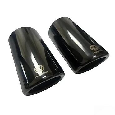 vacsy pumpa: Hrom nastavak auspuha VW logo 69mm - crni. Kvalitetni nastavci auspuha — 2
