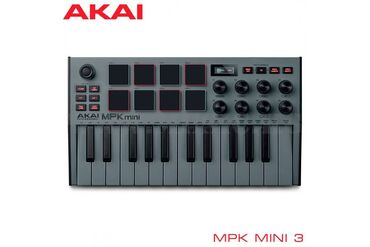 педаль для синтезатора: Midi-клавиатура AKAI MPK Mini 3 Grey AKAI Professional MPK mini mk3 –