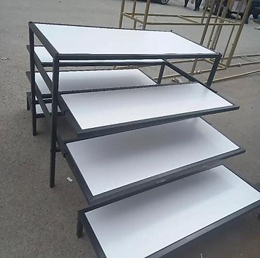 Оборудование для магазинов: Mağaza və ev üçün metal konstruksiyalı vitrin və təşkilatçı sistemlər — 4