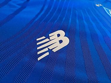 динакорд: Мужская футболка, New Balance, S, цвет - Голубой — 4