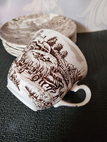 Ostali antikviteti: Solje engleske za kafu,caj Ironstone iz 70ih.god. Engleske solje — 13