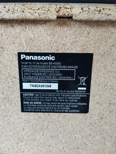 Dinamiklər və kolonkalar: Panasonic ev kinoteatrı – tam komplekt 5.1 akustik sistem — 16