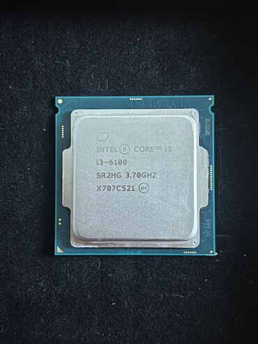 Prosessorlar: Prosessor Intel Core i3 i3 6100, 3-4 GHz, 4 nüvə, Yeni