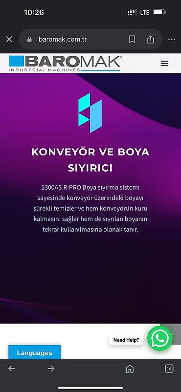 boya isleri: Boya makinası, Türkiyə istehsalı, bir il rəsmi zəmanət — 6