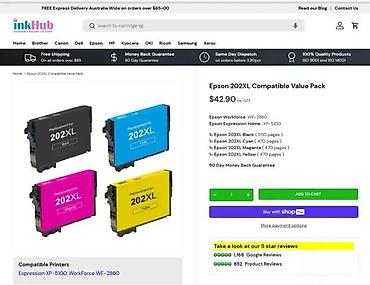 Skeneri: Kingway 202XL kompatibilni set kertridža za štampač – visokog — 5