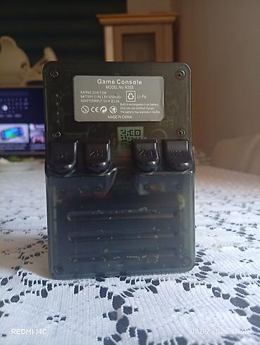 nintendo switch lite 100$: R35S Portativ retro oyun konsolu - Şəffaf (tünd yaşıl) korpus — 5