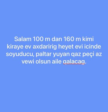 maştağa kirayə ev: 3 kv. m, 2 otaqlı