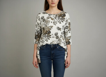 tanie bluzki boho: New Style, Women's blouse, size One size