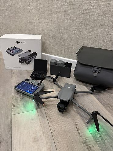 Дроны: DJI Air 3 Fly More Combo + RC 2 Комплект дрона с пультом с экраном и — 1