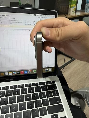 Apple iPhone: IPhone 15 Pro, Б/у, 128 ГБ, Natural Titanium, 84 % — 9