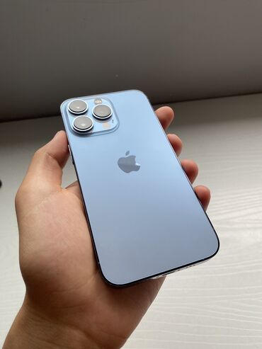 видеонаблюдение бишкек цена: IPhone 13 Pro, Колдонулган, 128 ГБ, Sierra Blue, 89 %