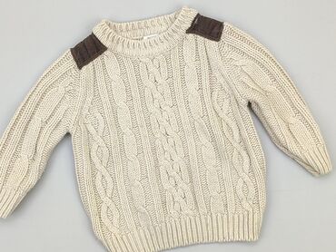 biały sweterek dla niemowlaka: Sweater, F&F, 12-18 months, condition - Very good