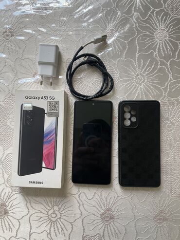 cat telefon: Samsung Galaxy A53 5G, 128 ГБ, цвет - Черный
