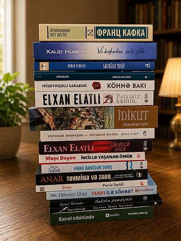 Книги и журналы: 2 Azndən başlayan qiymətlər Məhsul: Qarışıq kitab dəsti – bədii — 3