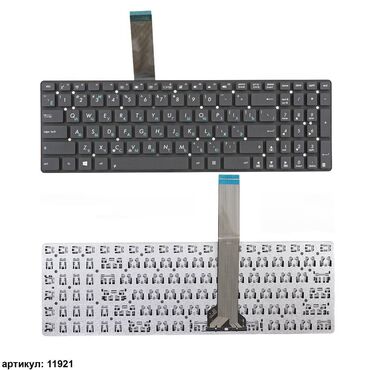 Клавиатуры: Клавиатура для ноутбука Asus K55, K55XI черная без рамки Арт 78