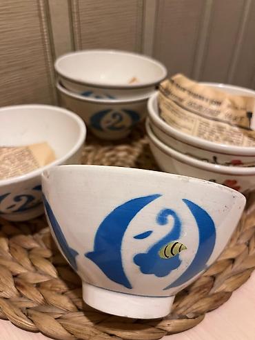 yapay gul: Məhsul: Sovet dövrü keramika qab dəsti – xırda kasalar (çay/sup/desert — 3