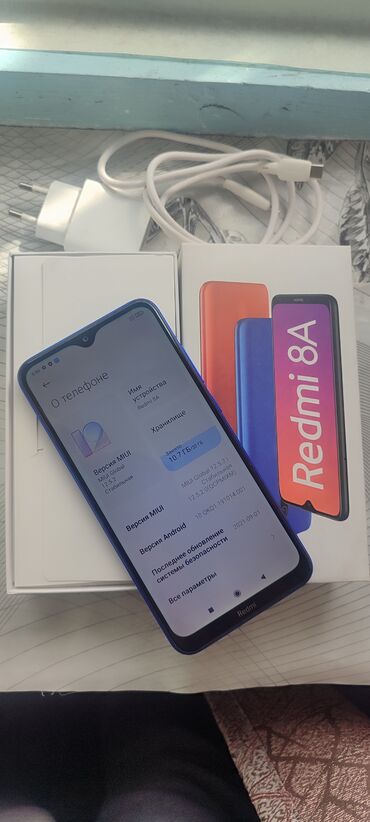 Redmi: Redmi, Redmi 8A, Новый, 32 ГБ, цвет - Синий, 2 SIM