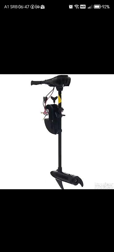 Elektromotori: Električni vanbrodski motor za čamac – KRAFT&DELE (trolling motor) — 3