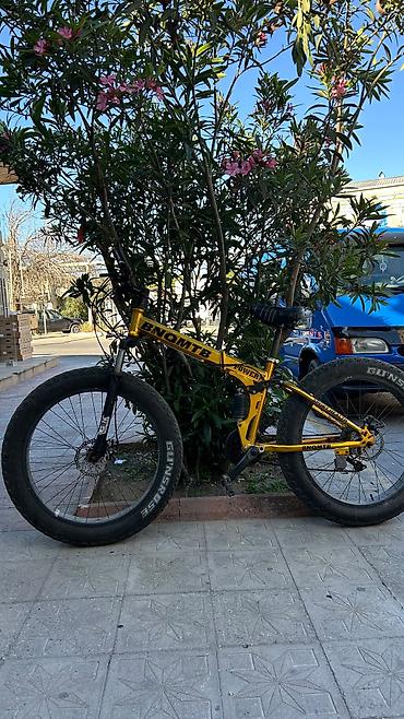 velo 28: BNQMTB “Power” fatbike velosipedi - Rəng: sarı-qara - Çərçivə: tam — 1