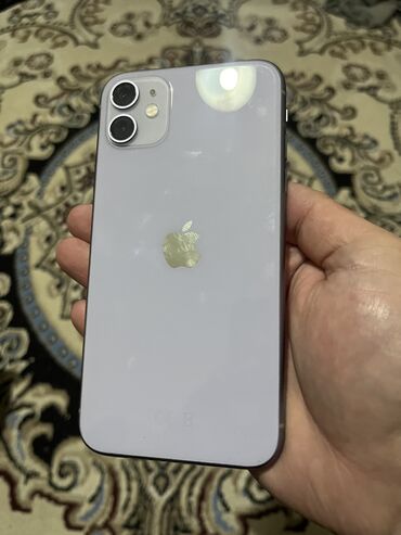 Apple iPhone: IPhone 11, Б/у, 128 ГБ, Чехол, Кабель, 75 %