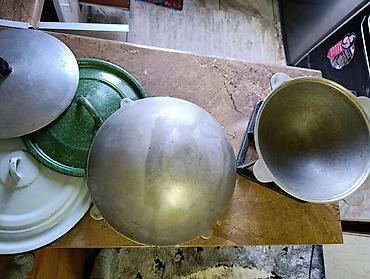 сполный гарнитура: Набор кухонной утвари и посуды Состав: - 2 алюминиевых казана (с — 1