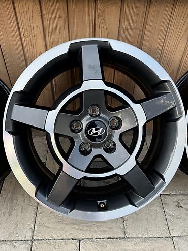 Диски: Литые Диски R 18 Hyundai, Комплект, отверстий - 5, Б/у — 6