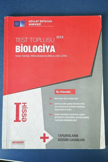 Məhsul: “Test Toplusu – Biologiya (I hissə), 2019”