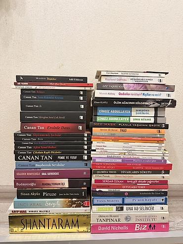 Geniş kitab toplusu – müxtəlif janr və müəlliflərdən ibarət seçmə