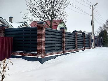 Фасадные 3D панели: ДПК заборы из террасных досек ДПК и фасадных панелей. Современные и — 1