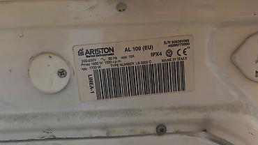 psp 2000: Paltaryuyan maşın Hotpoint Ariston, 6 kq, Təmirə ehtiyacı var, Avtomat, Qurutmasız, Kredit var, Ödənişli çatdırılma, Ünvandan götürmə, Rayonlara çatdırılma — 3