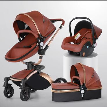 stokke коляска: Коляска, цвет - Коричневый, Б/у