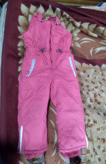 лыжный костюм детский: Комплект, цвет - Розовый, Б/у
