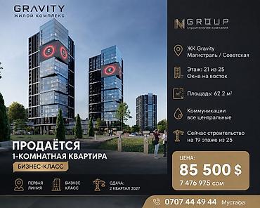 1 комната, 62 м², Южная Магистраль Элитка, 21 этаж