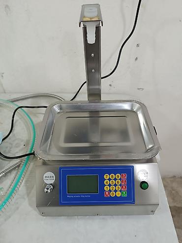 Оборудование для производства: 100qr - 15 kq a qədər dolum aparan aparat satılır. Material paslanmaz — 1