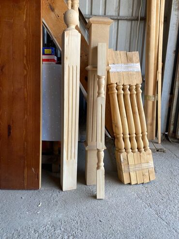 Готовые перила: Готовые перила, Материал: Дерево, Для балкона, Новый — 24
